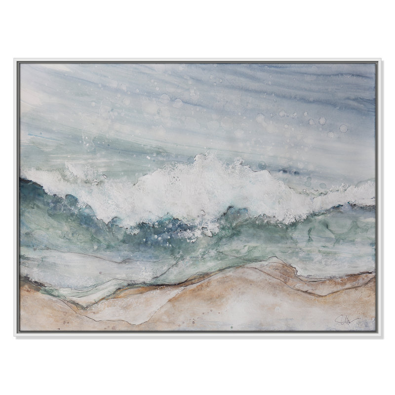 «Morning Crush» par Filippo Ioco, reproduction sur toile flottante, H 31,5 po x l 41,5 po x P 2 po, Cadre blanc