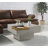 Kailano Pedestal Coffee Table Living Room Table Square Coffee Table Center Table With Storage-921387798-921231781