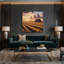 «Farm Evening Sunset», art mural sur toile-915940860