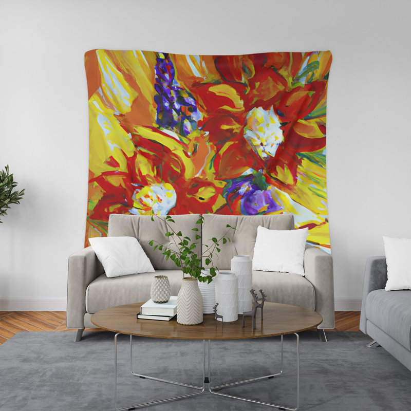 Tapisserie murale, H 88 po x l 104 po