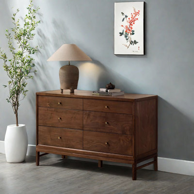 Console en bois d'orme massif