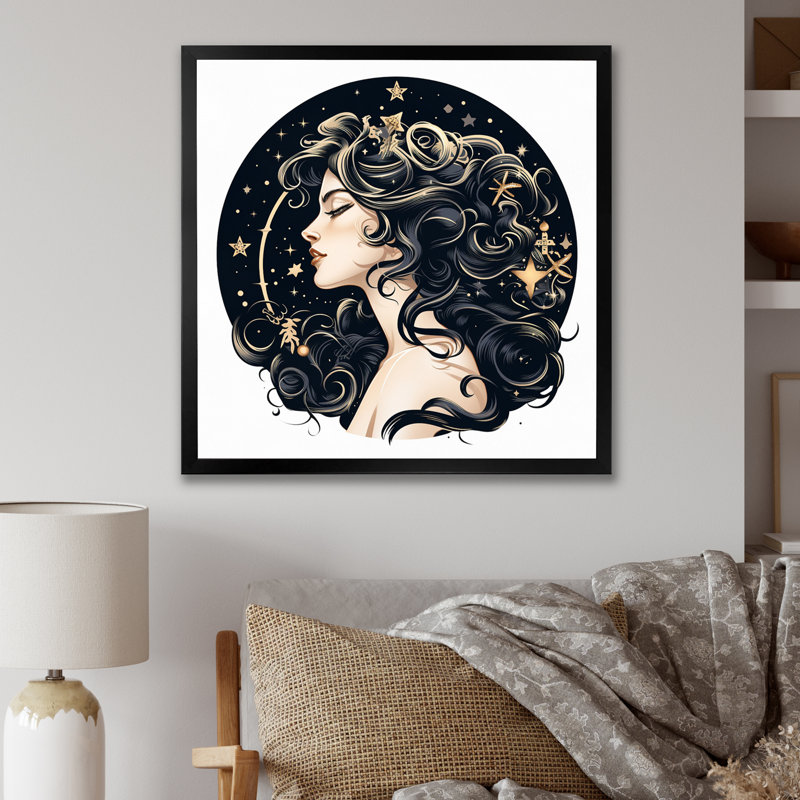 Spiritual Warrior I sur impression sur toile, H 24 po x l 24 po x P 1 po, Cadre simple noir