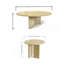 Ensemble de tables basses en marbre pour le salon-112544549