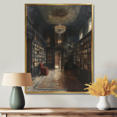 Étagère de bibliothèque brune - Haven II