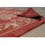 Tapis transitionnel rouge en laine noué à la main Amondre-84930384