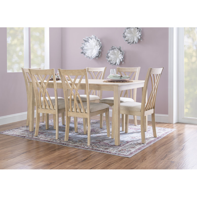 Ensemble repas pour 6 personnes Telscombe, Naturel, Beige / Naturel