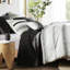 Lit double / grand lit - 7 pièces à rayures, microfibre, chaleureuse et exquise, rehausse la beauté de la chambre à coucher pour le lit, tendance, ajoute de l'élégance à-118755871