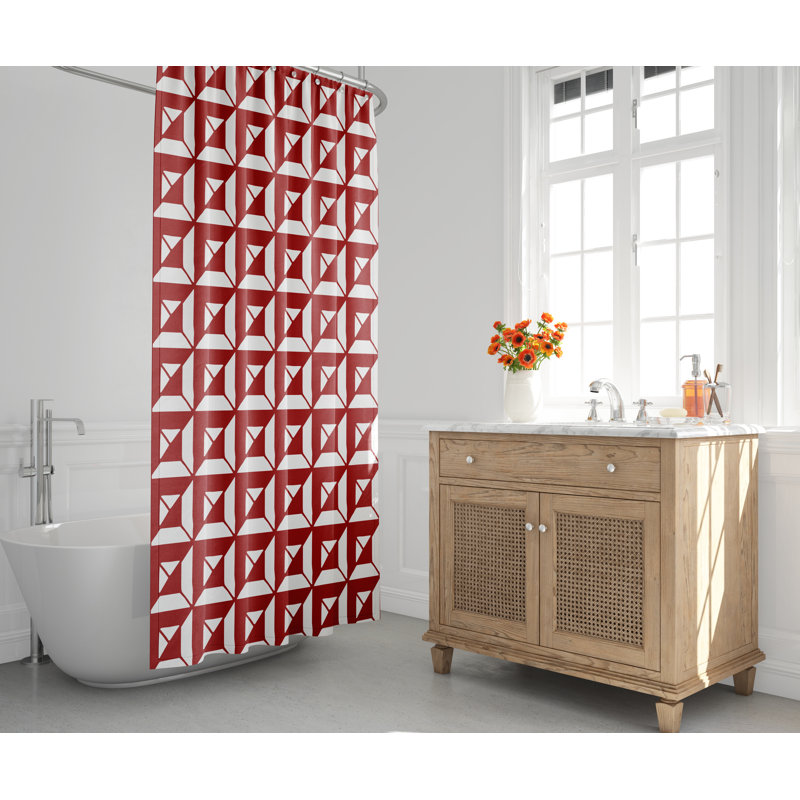 Rideau de douche, Rouge
