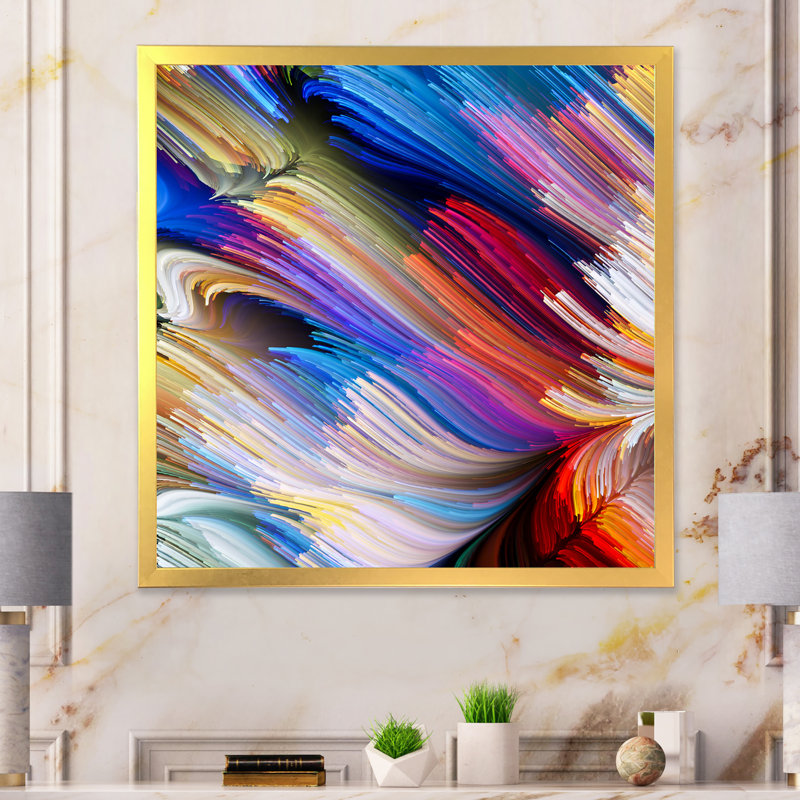 Art vivant, impression sur toile, Cadre photo doré, H 30 po x l 30 po x P 1 po