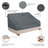 Modern Leisure Renaissance Patio Loveseat Cover, 66"L x 40"W x 39"H, Gray-712540929