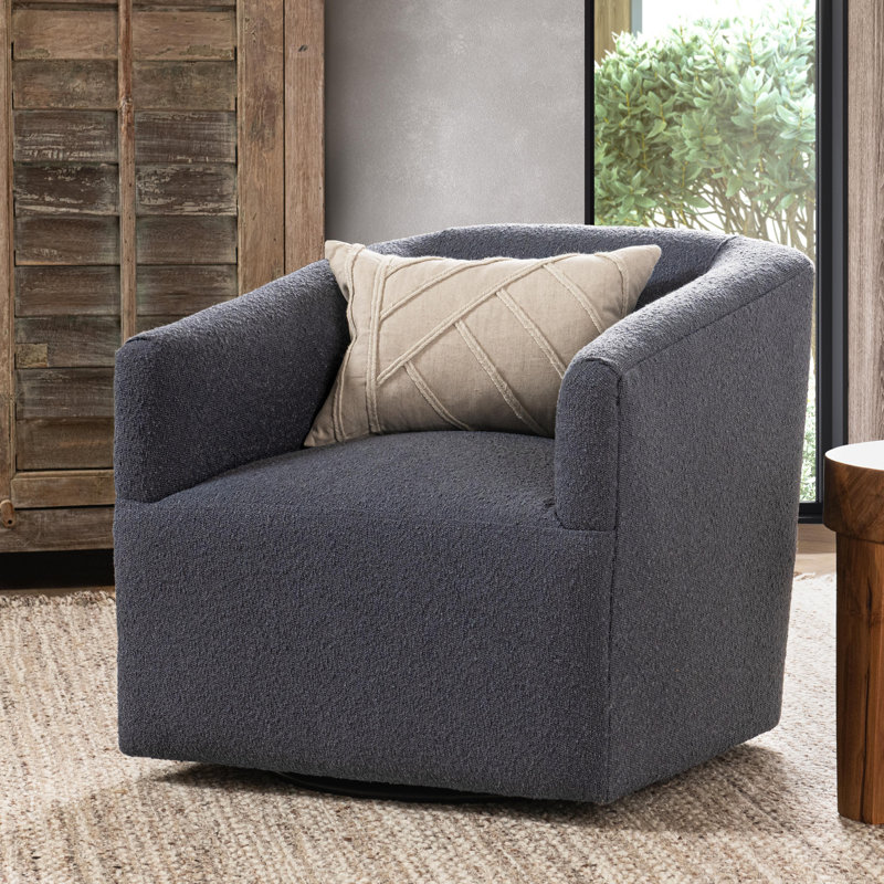 Vernon Swivel Armchair, Dawn Pearl