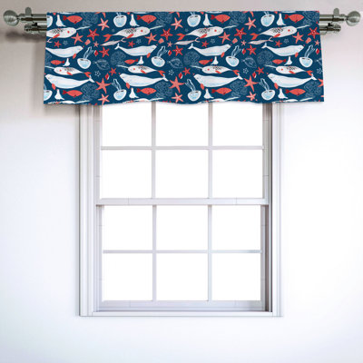 Sateen Ruffled Window Valance