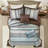 Polyester Jacquard Reversible Quilt Set of 5-115820573-115820574