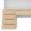 Armoire de bureau 2 portes en bois avec tablettes et tiroirs-107084863