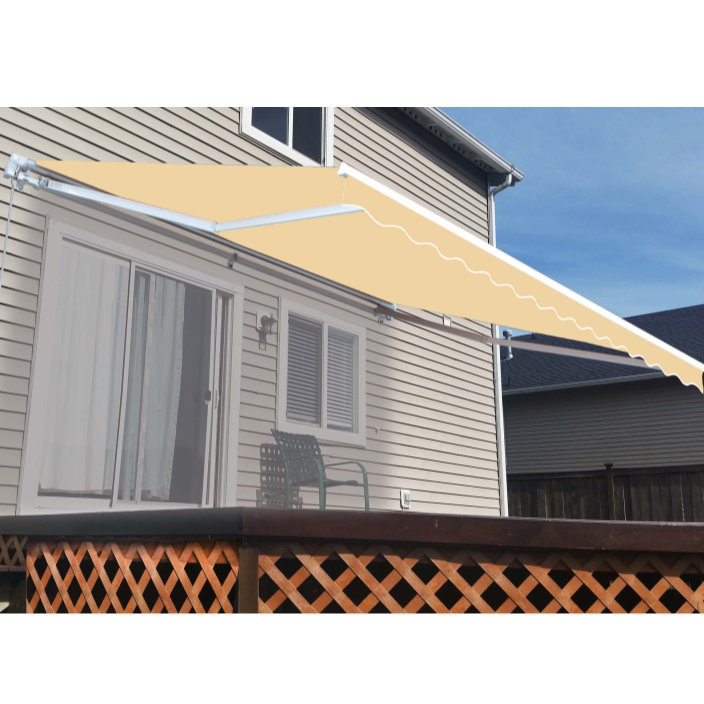 Ivory UV Resistant Retractable Awning Fabric Replacement
