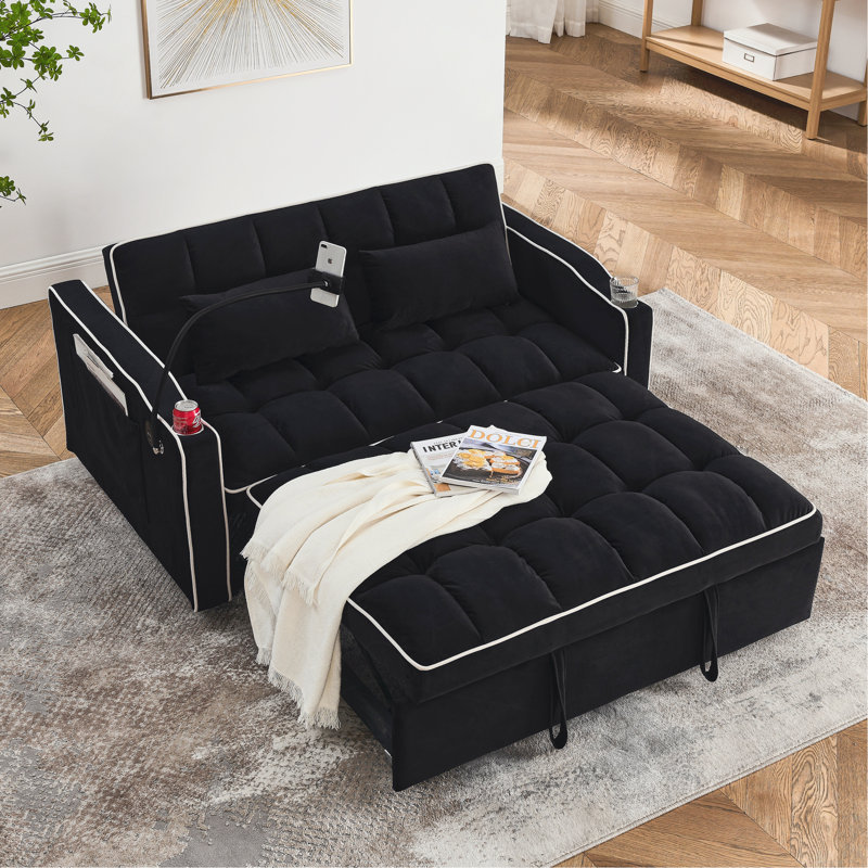 Versatile Foldable Sofa Bed With Adjustable Back And Multiple Convenient Features
