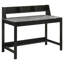 Bureau d'écriture Besler SmartTop 47 pouces avec tablette pierre grise et noire-127326216