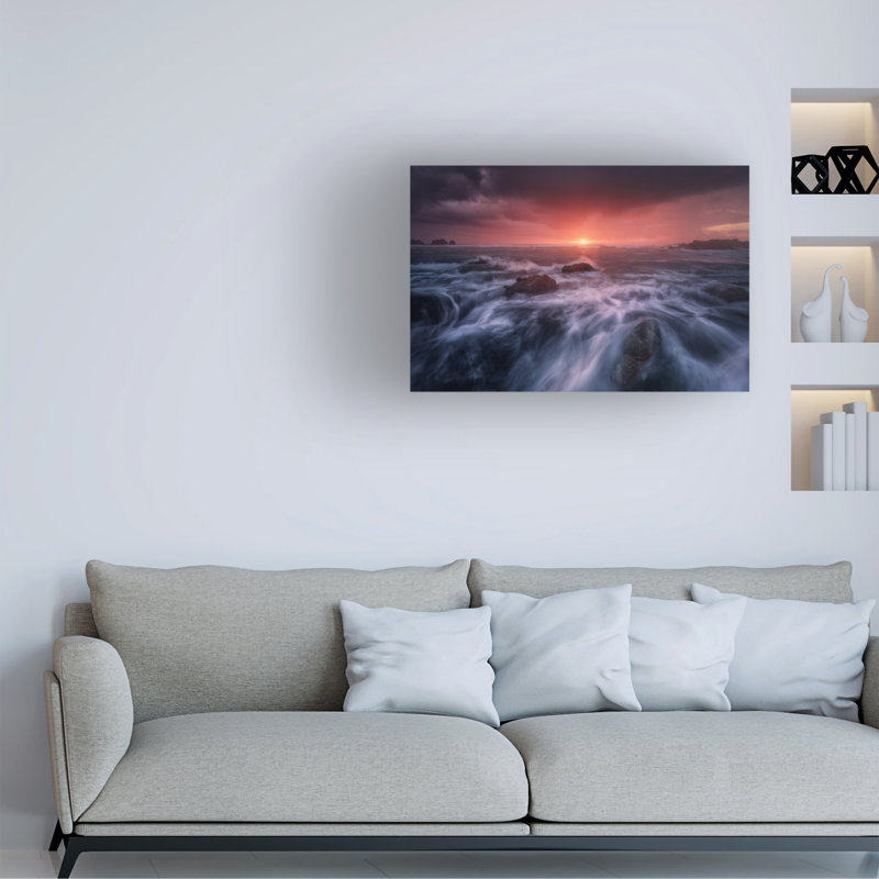 Art sur toile par Carlos F. Turienzo Reira, H 12 po x l 19 po
