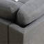 Canapé modulaire en forme de L avec porte-gobelet - gris foncé - gauche