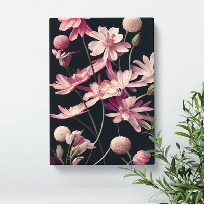 Pretty Little Flowers - Wrapped Canvas Print