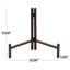 Delaysia Ebern Designs Folding Metal Tripod Easel