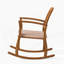 Chaise à bascule avec coussin