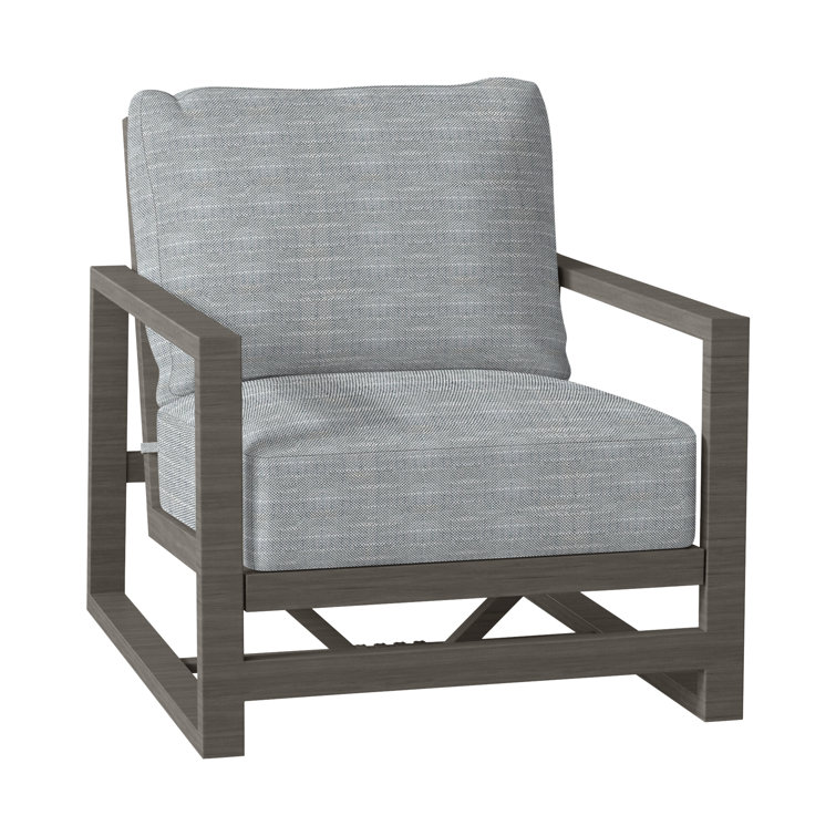 Avondale Wrought Aluminum Outdoor Lounge Chair