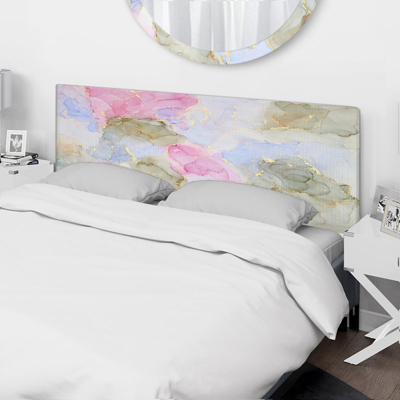 Graysin Upholstered Panel Headboard, Queen