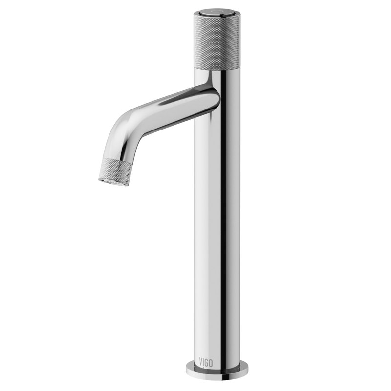 Apollo 12 H Single Handle Vessel Sink Bathroom Faucet, Chrome