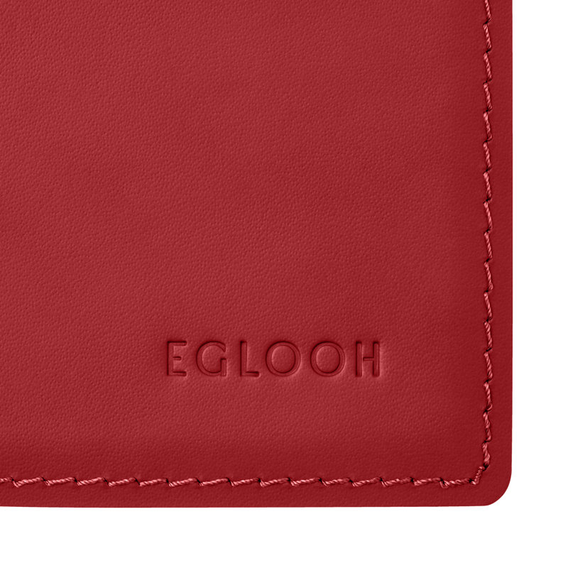 Mercurio Leather / Faux Leather Desk Pad, Ferrari Red