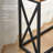 43" W Rustic Console Table with 2 Hidden Drawers