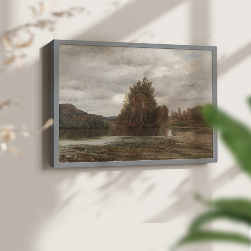 Paysages rétro-CDXC - reproduction encadrée, H 8 po x l 10 po
