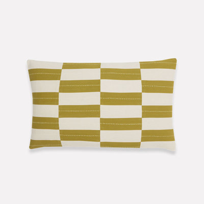 Checkered Lumbar Pillow