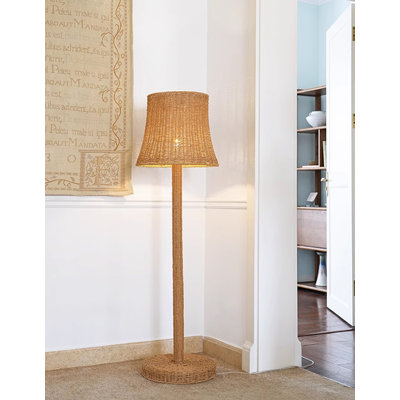 Lampe sur pied tissée Classic