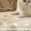 Tapis fin antidérapant lavable à imprimé animaux-2136715898