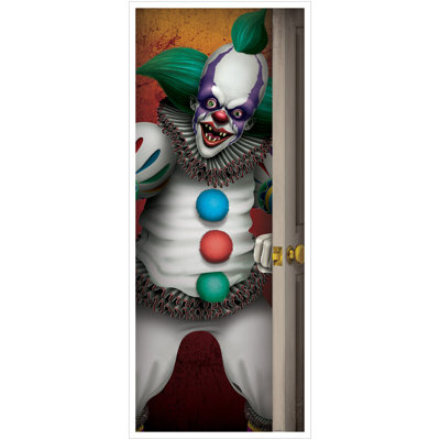 Couvre-porte d'Halloween effrayant Halloween