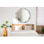 Huldar Glass Flat Wall Mirror