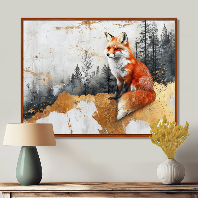 Gereon - Animals Canvas Art Print, H 30 po x l 40 po, Brun, Impression encadrée flottante