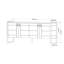 Buffet de 70,9 po de large Afrin