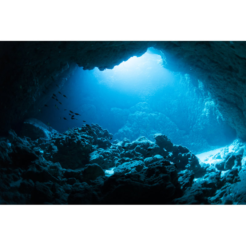 " Underwater Cave ", 24" H x 36" W  