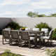 Joly 87'' Rectangular 8 - Person Outdoor Dining Set with Cushions