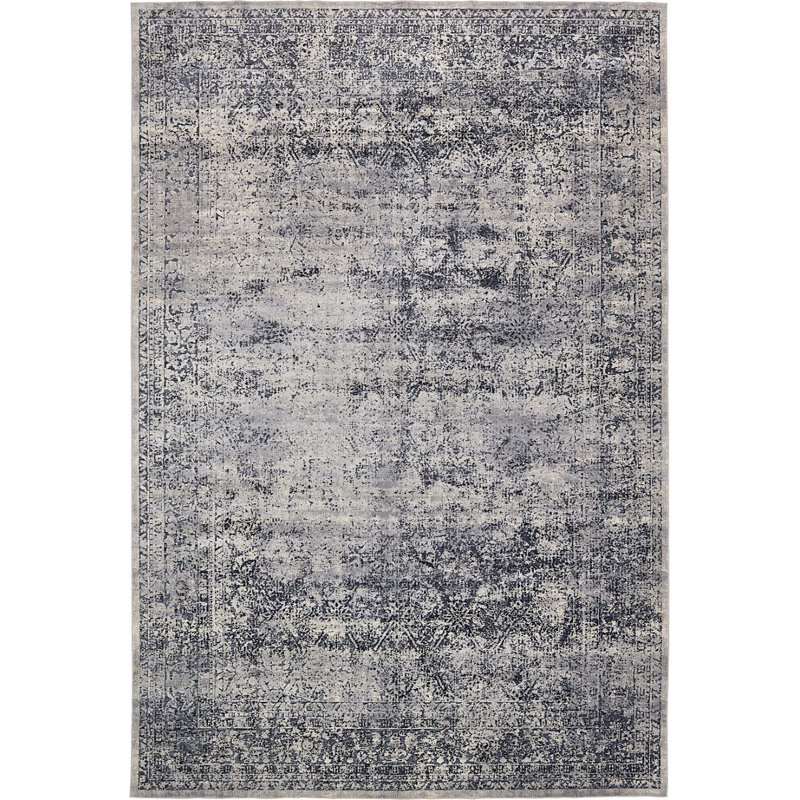 Tapis oriental gris Parrado, Rectangle 8 pi x 10 pi