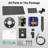 Rainfall and Waterfall Shower System  with Huge Face Rain Shower Head, Rough-in Valve-85011212