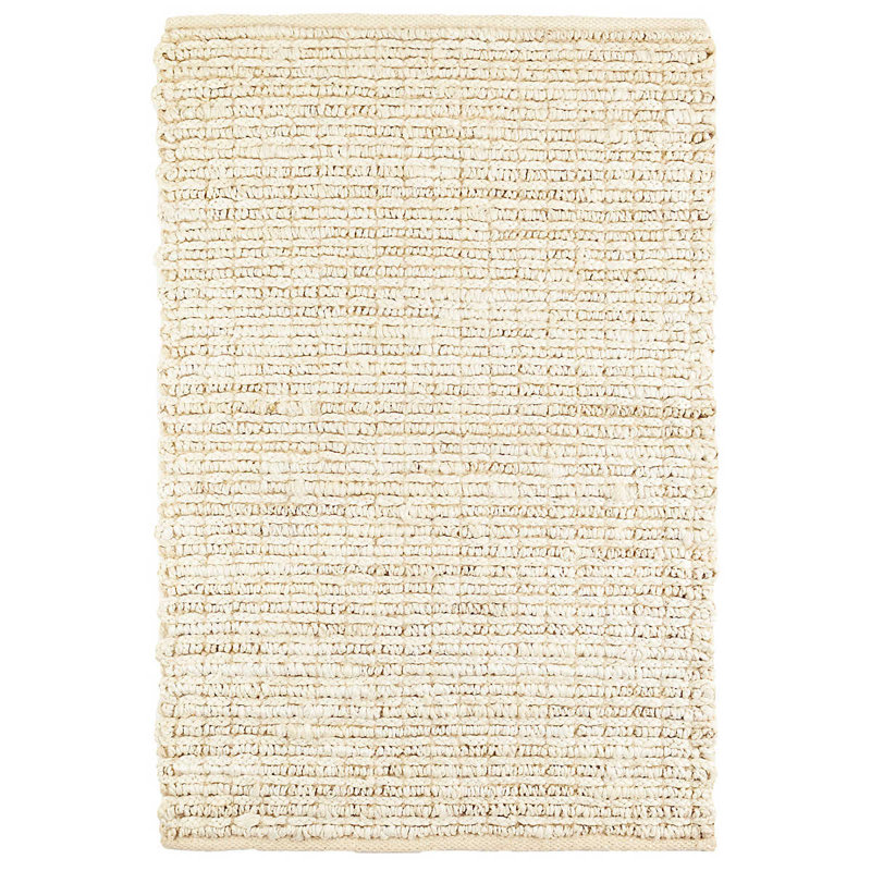 Dunes Bleached Oak Handwoven Jute Rug, Rectangle 7'6" x 9'6"