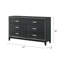 Commode au fini noir patiné-853098778