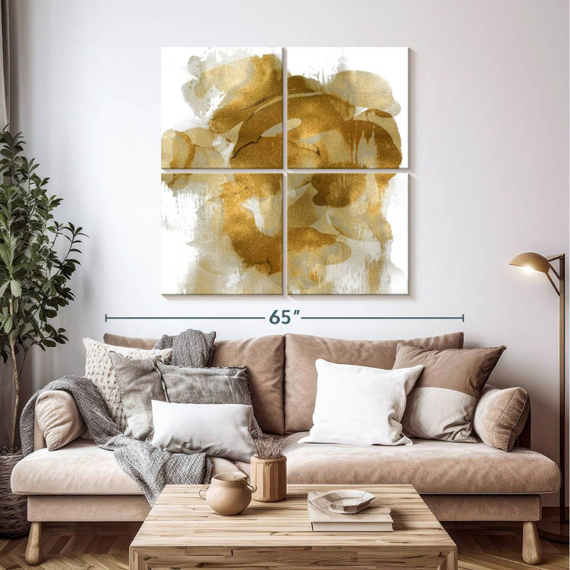 Avery Gold Flow II, 45" H x 45" W