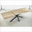Noyer MDF & amp; Table basse en métal - Assemblage facile, idéale pour le bureau / la salle à manger / le salon