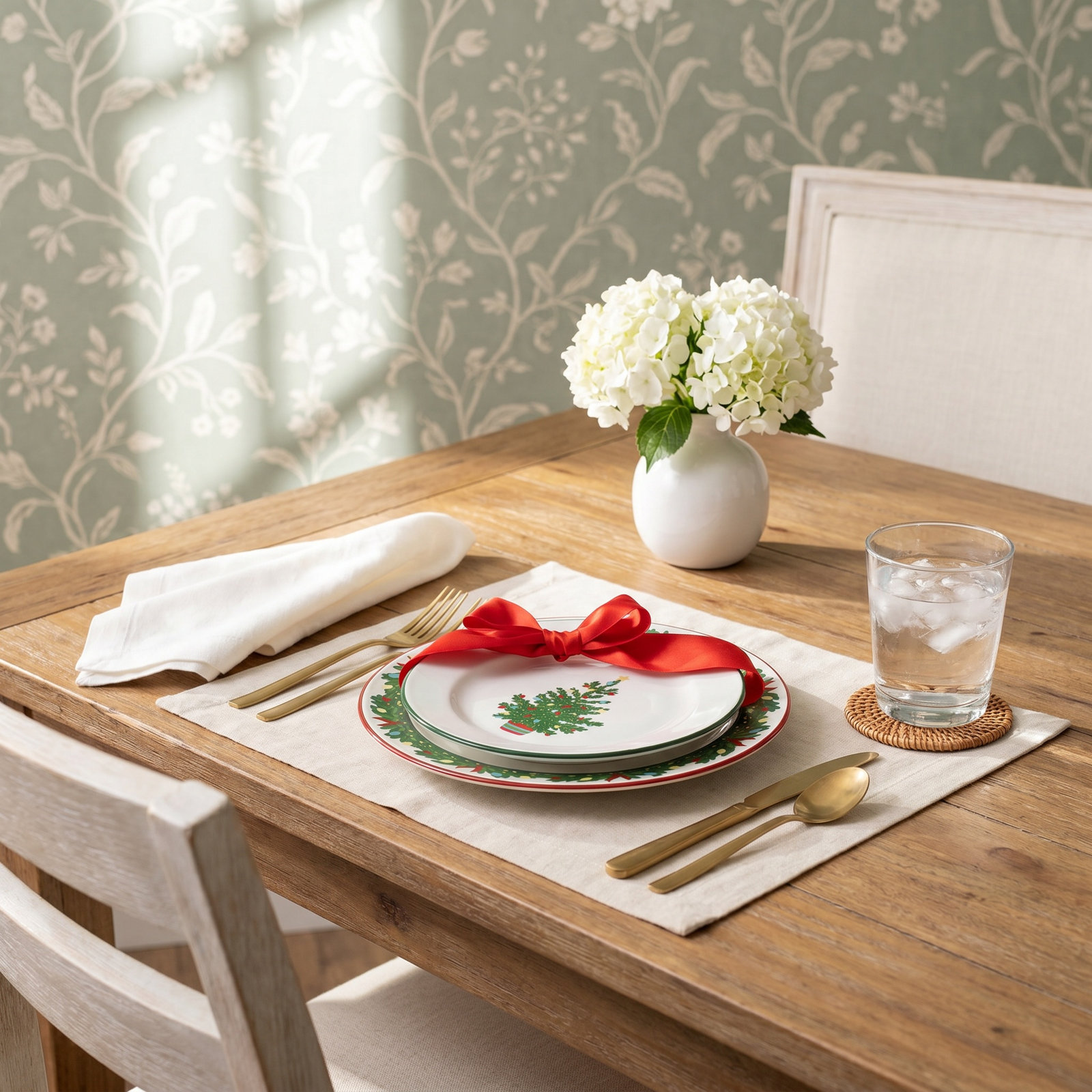 Christmas Tree 8" Salad Plate