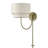 Aselin 1 Light Antique Brass Swing Arm Wall Lamp