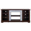 Meuble télé avec support en pierre artificielle, console de divertissement moderne avec espace de rangement ouvert, l 58,31 po x P 15,39 po x H 26,06 po-1321595558